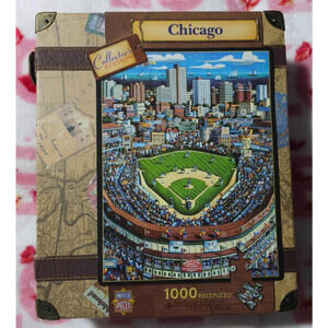 Chicago Cubs Historic Wrigley Field 1000PC Puzzle Eric Dowdle Collectors Edition